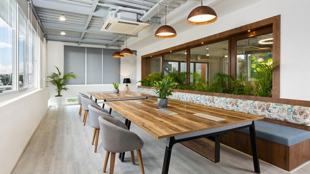 Phòng họp xanh tạo hứng khởi làm việc cho mọi người 