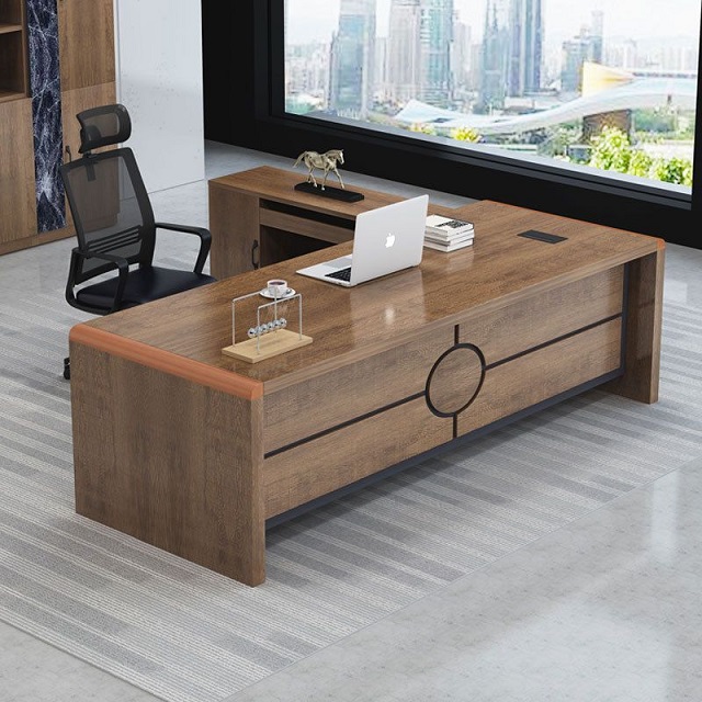 Bàn giám đốc 1m6 – Chuẩn mực kích thước cho không gian lãnh đạo hiện đại